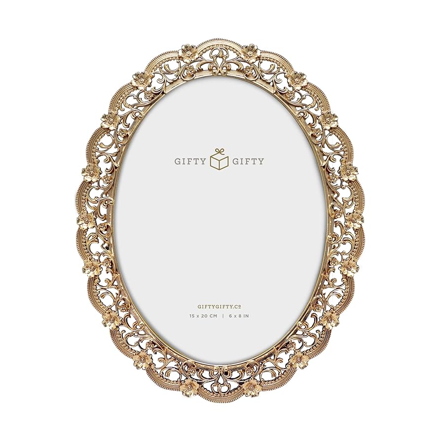 * vintage frame ୨୧ リボン飾り ヴィンテージフレーム Amazon.com - FJXMFRAME Silver Picture Frame 8x10 Vintage
